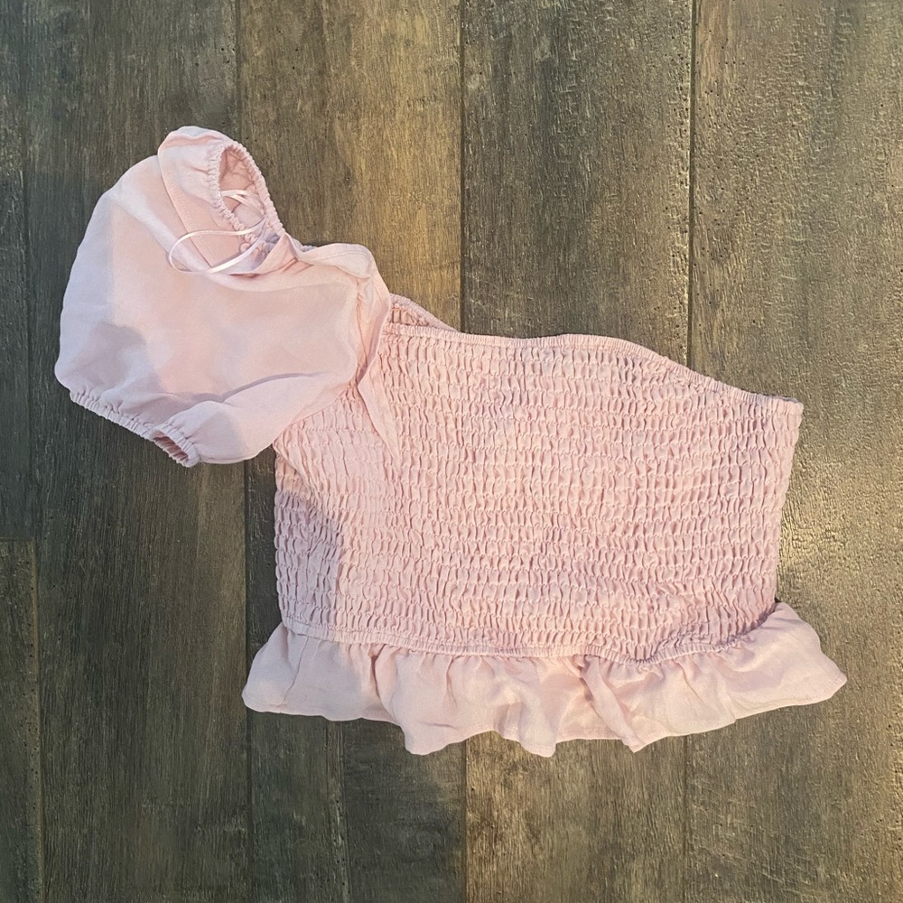 Blu Spero blush pink top